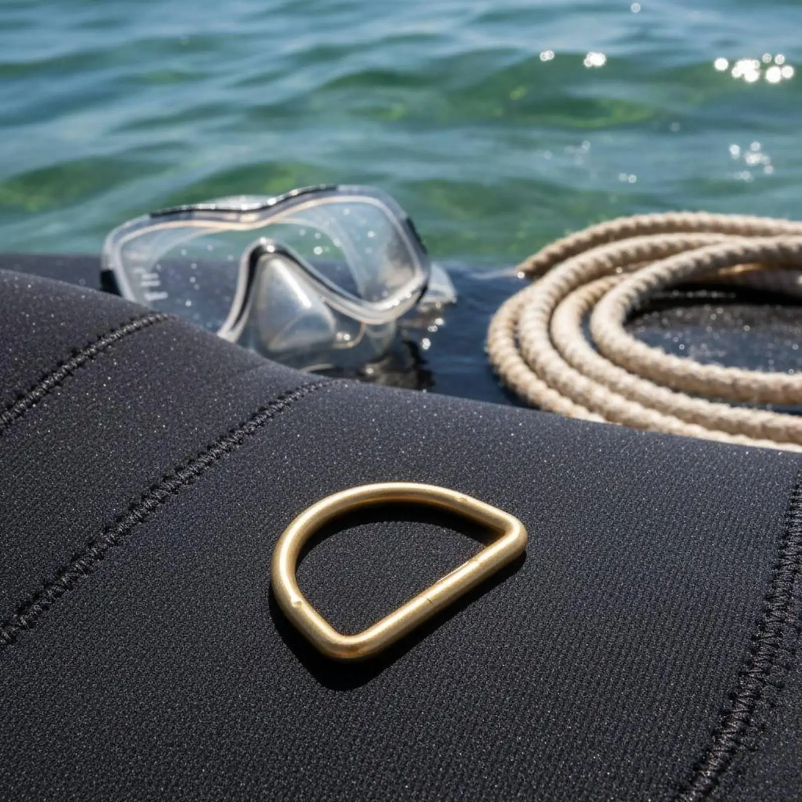 Side Mount Scuba D-ring 6061 Aluminum Diving Jacket Ring for BCD Backplate Weight Retainer Kit