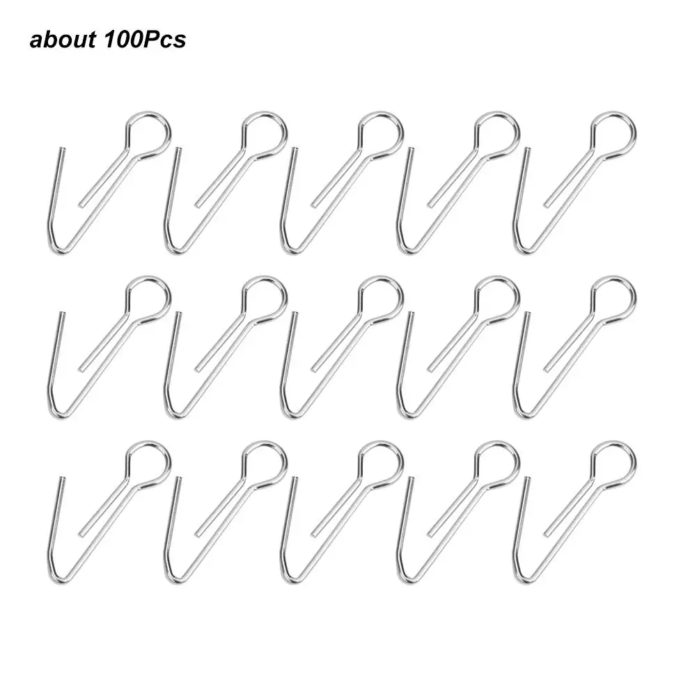 100PCS High Carbon Steel Barbed Fishing Hooks - Soft Lure Bait High Efficiency Fishhooks for Angling