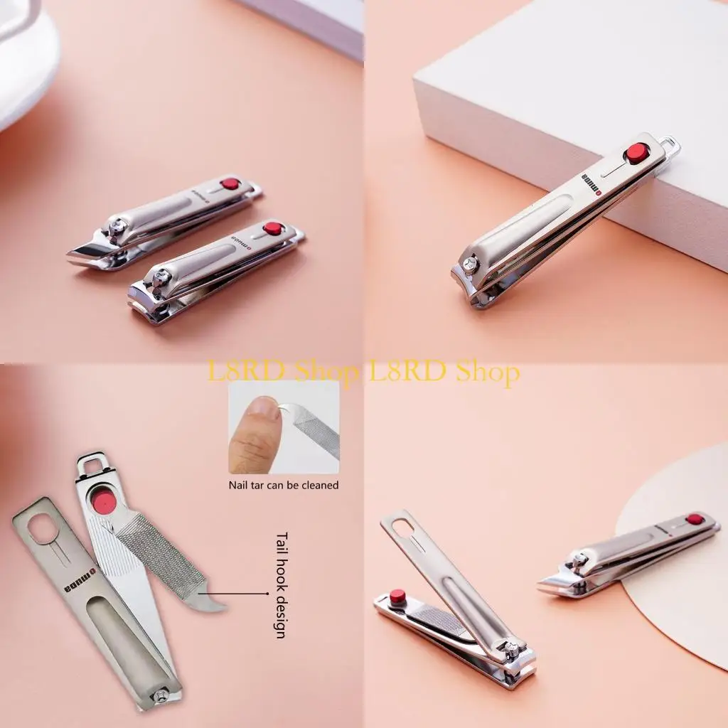 L8RD Metal Cutter Slanted Tip Cuticle Clipper Cutter Pedicure Manicure Tool
