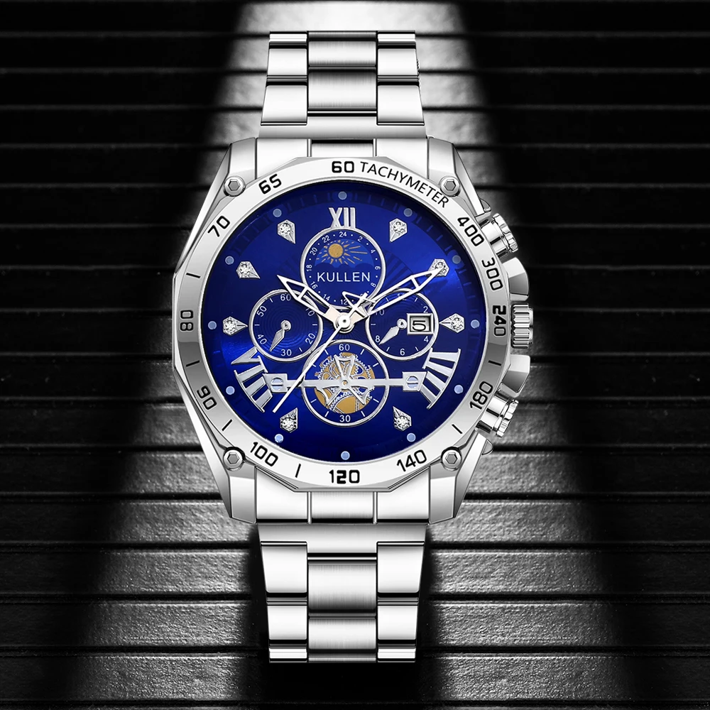 8個入りメンズファッションクォーツ腕時計と多用途アクセサリー - Luxury Watch Under 20000 のレビューと価格