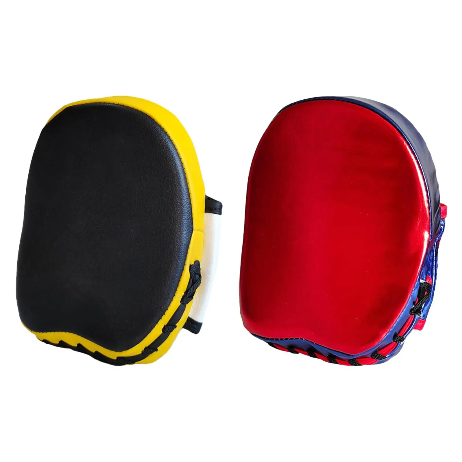 Curved Boxing Pad PU Leather Focus Hand Target Mitt Women Men Strike Pad for Martial Arts Muay Thai Kickboxing Taekwondo Karate