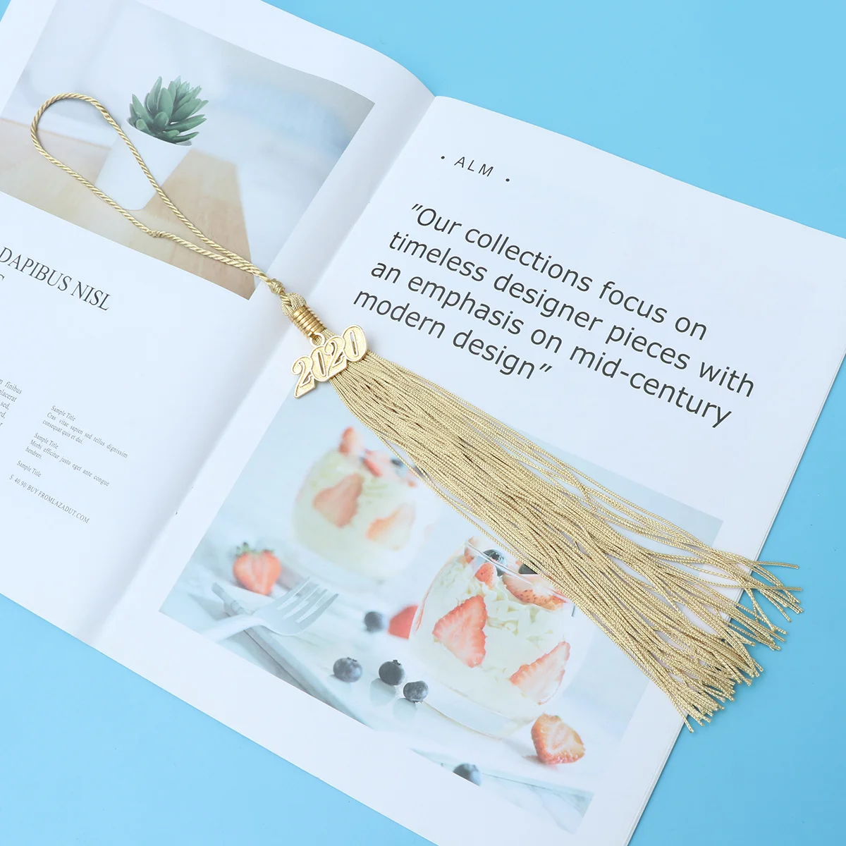 

Bachelor Doctor Hat Tassel Pendant 40cm Yellow Polyester Hanging Tassel Graduation Accessories for Ceremony Souvenir