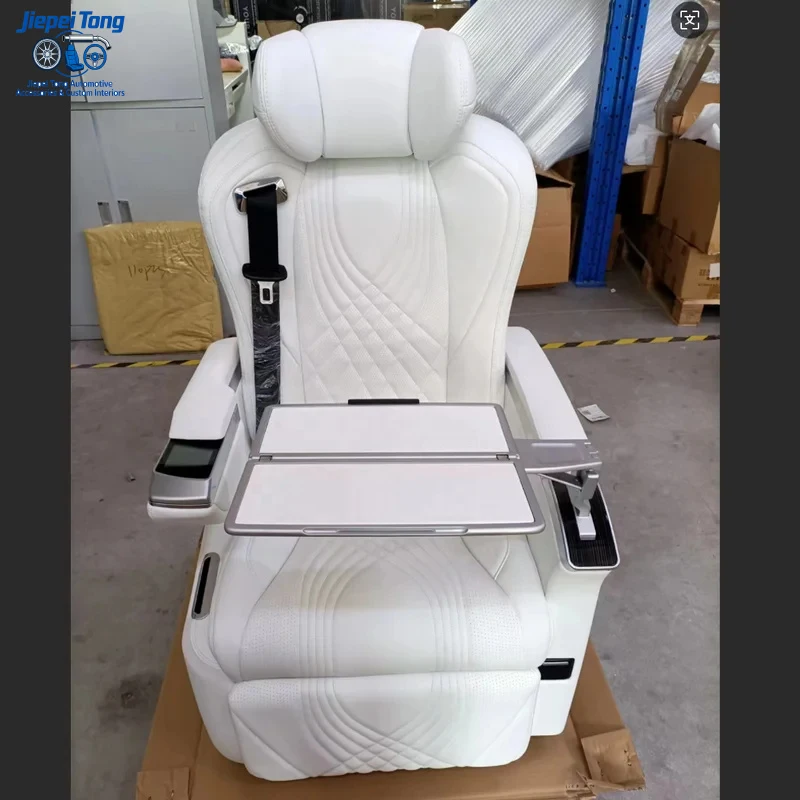 suitable for W447 V300 Metris Sprinter Car Seats Interior Design Van with Table Leather Captain Seat