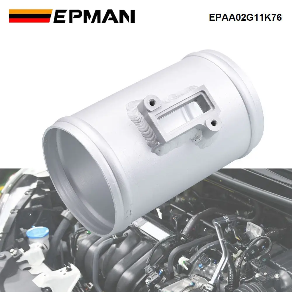 EPMAN 3” 76mm Mass Air Flow Sensor Adapter Air Intake Meter Mount For Nissan For Honda For Ford MAF Sensor Adapter EPAA02G11K76