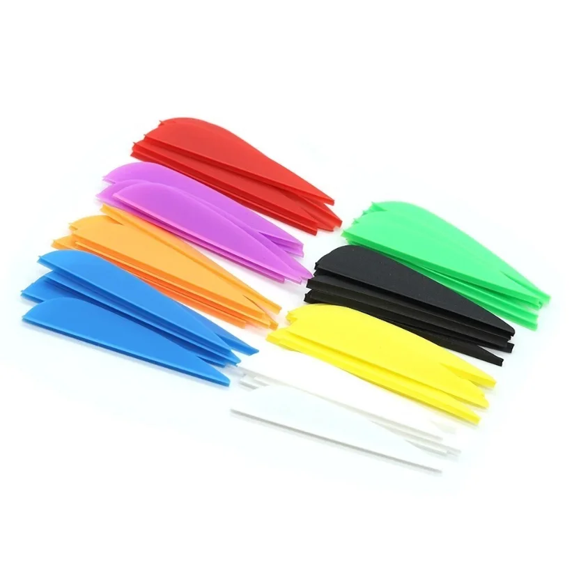 Plumas de goma forma de gota para flechas de tiro con arco y caza - imagen 4