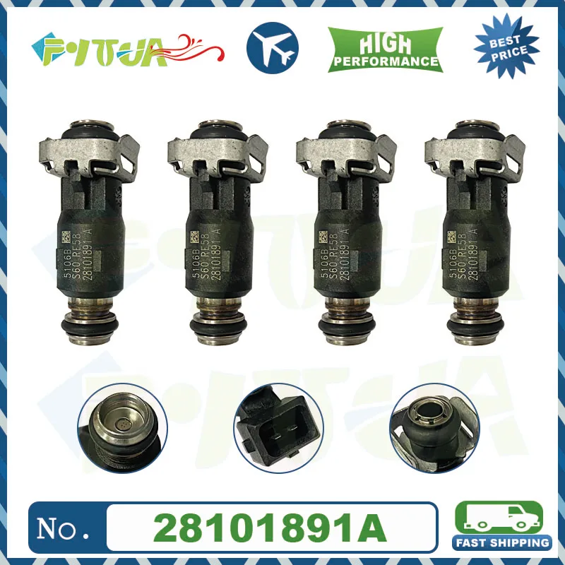 

4pcs Fuel injector 25360407A For GMC Car Flow Matched Spray Nozzle Replacement Injection System Parts 28101891A 25360407 A