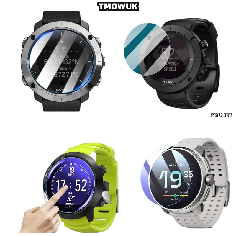 

For Suunto 5 7 9 Peak Pro Race S 45mm 49mm OCEAN Traverse Alpha - Anti - Scratch 9H Tempered Glass - HD Screen Protector For Sma