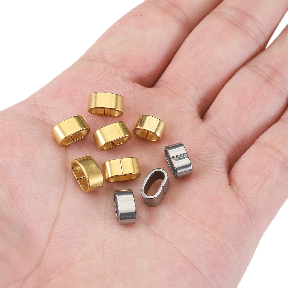 20pcs Stainless Steel Connectors Clasp Pendant Clips Hook Buckle Charms for Necklace Bracelet Jewelry Making DIY Wholesale