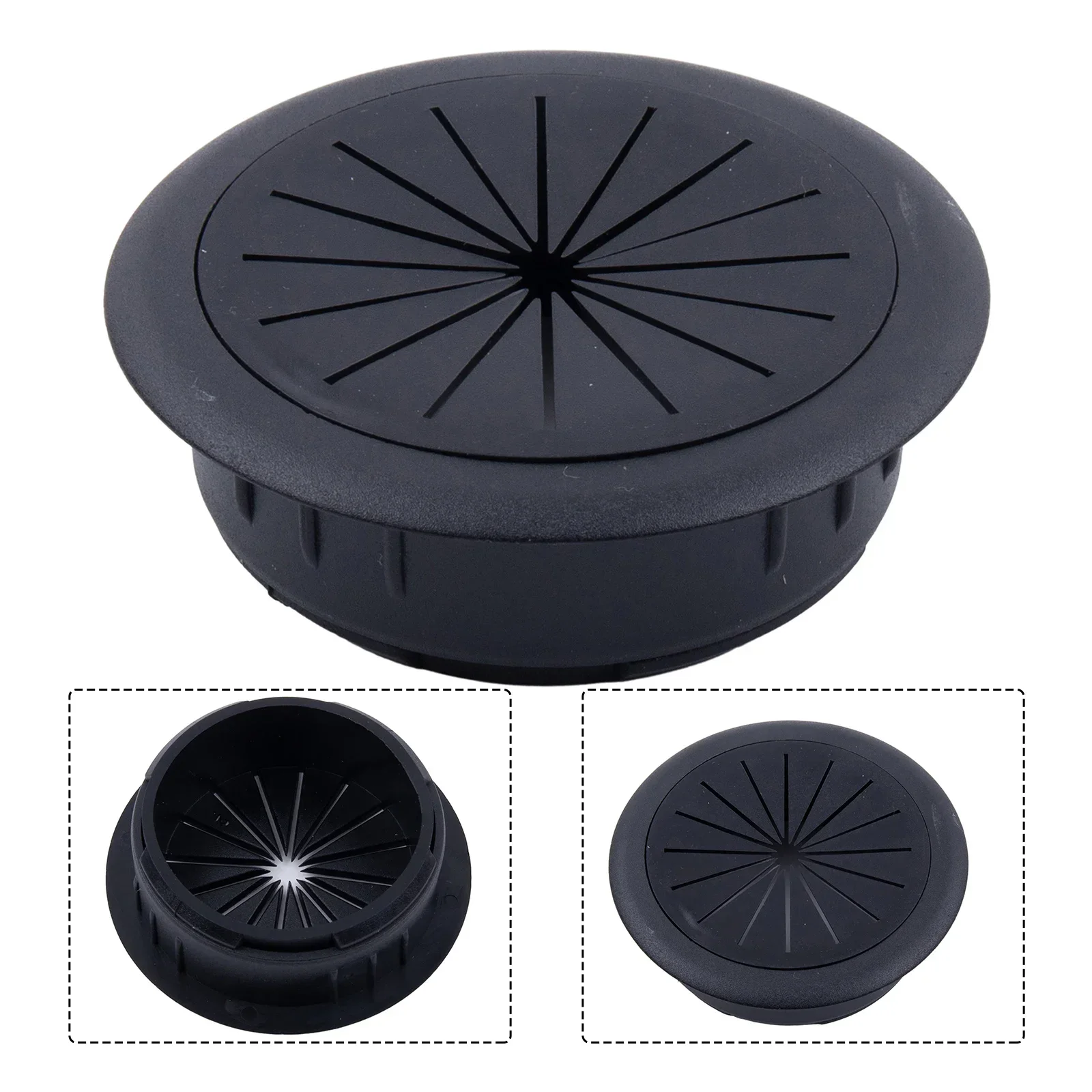 

Threading Box Cover Desktop Cable Box White Wire Hole Cover 1pc ABS Desk Cord Grommet For Computer Desks Hardware