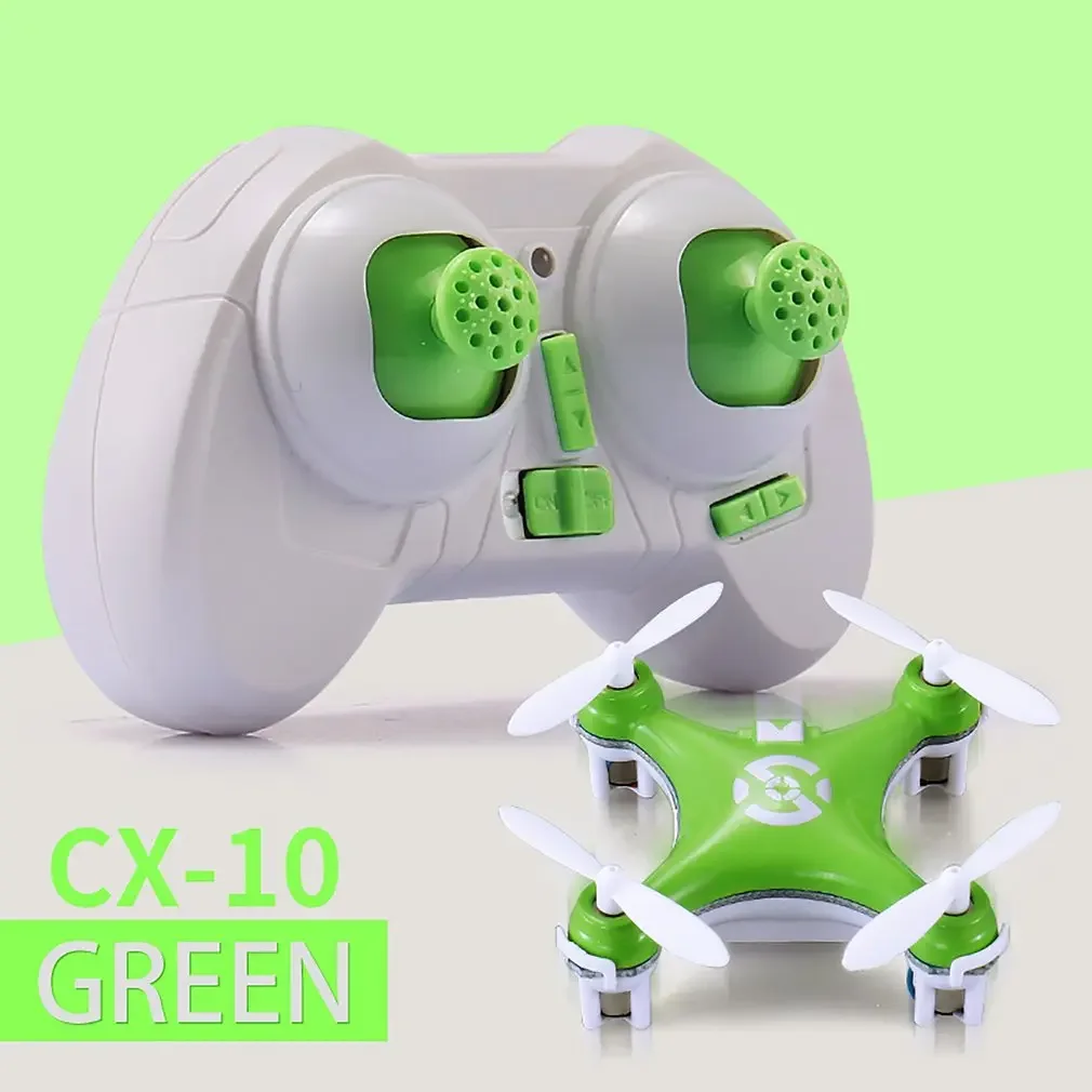 CX-10 미니 드론 2.4G 4CH 6 축 LED RC 쿼드콥터 장난감, 헬리콥터 포켓 드론, LED 조명 장난감, 어린이 장난감 드론 