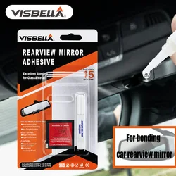 VISBELLA Car Rearview Mirror Adhesive 15S Quick Bonding Glue Auto Accessories Repair Tool for Metal & Glass