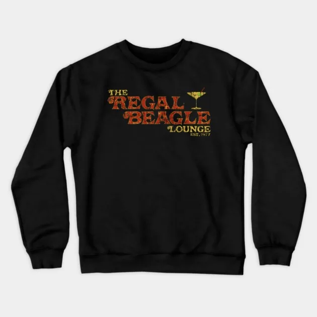 

Autumn and Winter The Regal Beagle Lounge TV - Show Sweatshirt, "The Regal Beagle Lounge Logo Graphic" for A Trendy Look