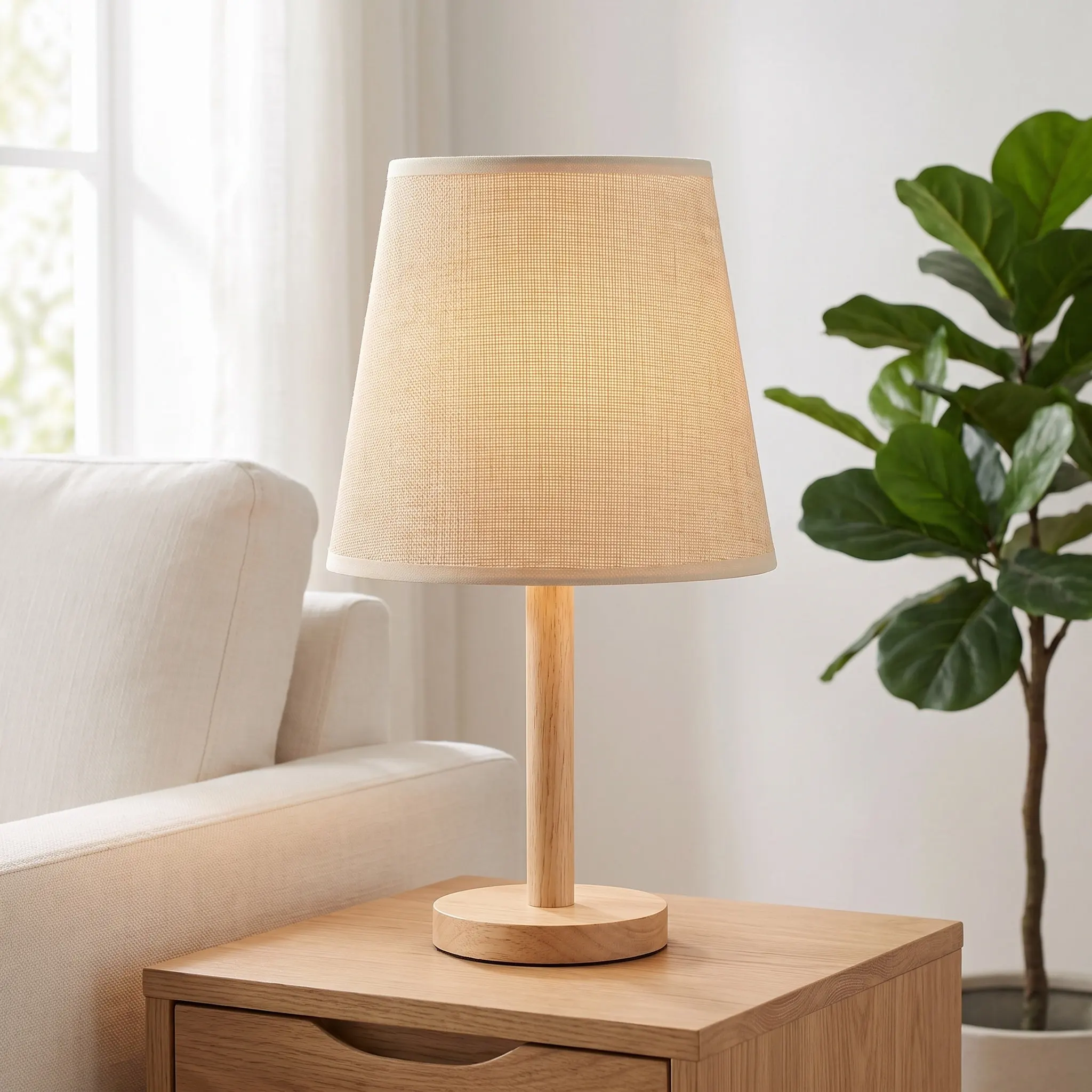 Fabric Lamp Shade Desk Table Lamp Cover Home Replacement Light Shade for Bedroom Living Room Study E27 Desk Lampshade