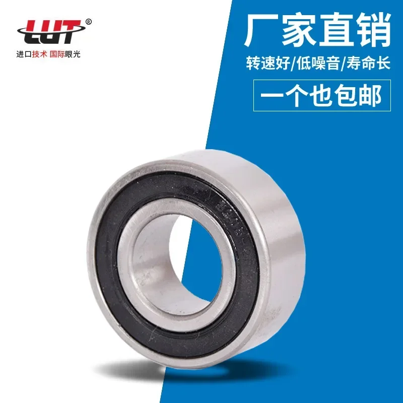 3000-2RS Bearing 10*26*12 mm ( 1 Pc ) 3000 2RS Double Row Sealed 3000 RS Angular Contact Ball Bearings