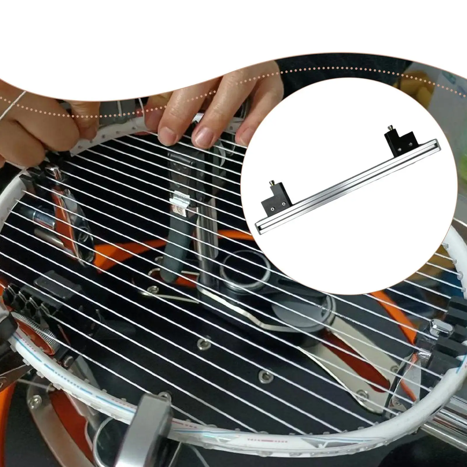 Metal Racket Threading Machine Badminton Stringing Stand Durable DIY Tool for Tennis Racquet Accessories