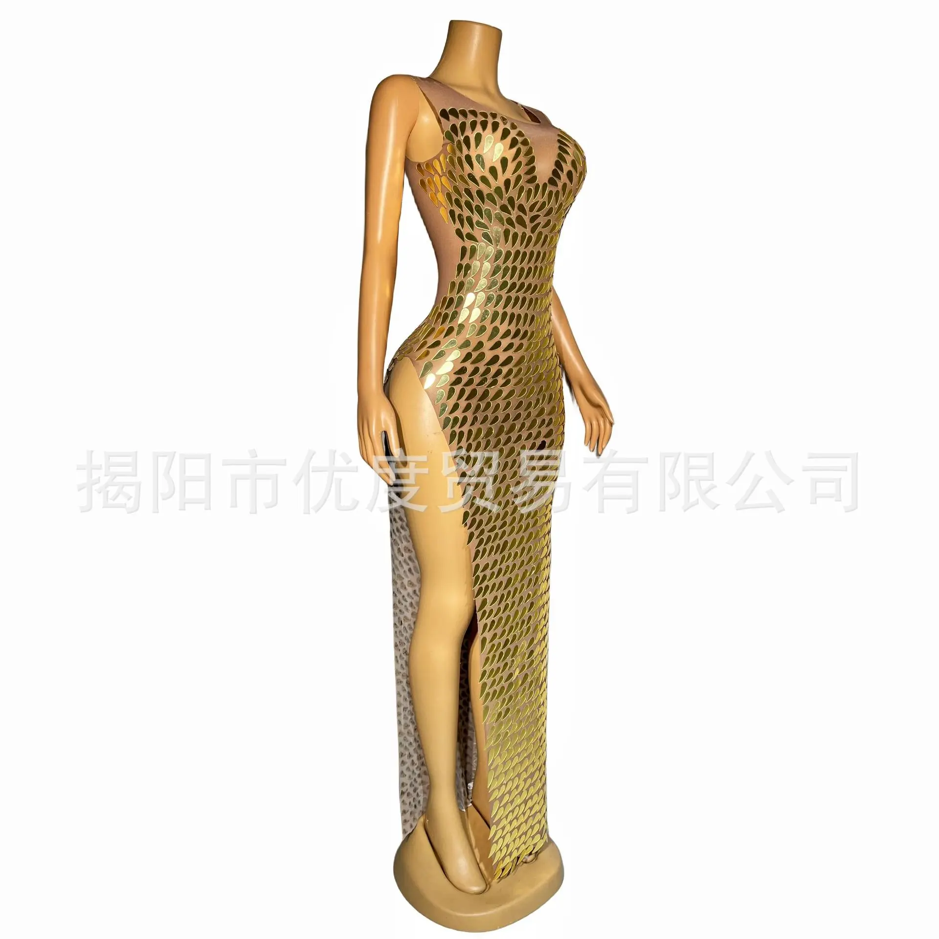 Luxury Glam Lens Perspective Dress Cocktail Party Night Party Performance Dress Phoenix Tears Vestidos De Fiesta Elegante Señora