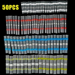 JOTTA 50PCS Waterproof Solder Seal Heat Shrink Tube Wire Connectors Terminals With Soldering Sleeves