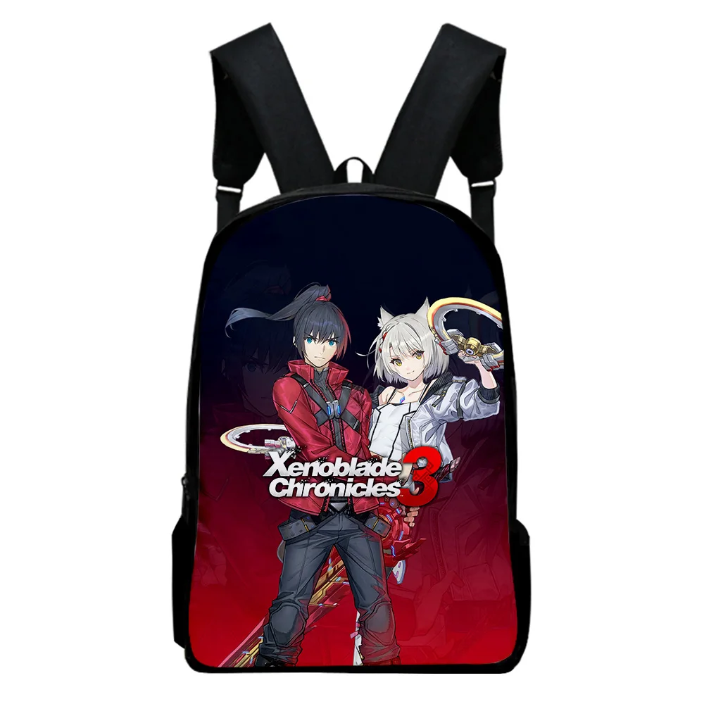 

Xenoblade Chronicles 3 Game Backpack School Bag Adult Kids Bags Unisex Backpack 2023 Casual Style Daypack Harajuku Bags