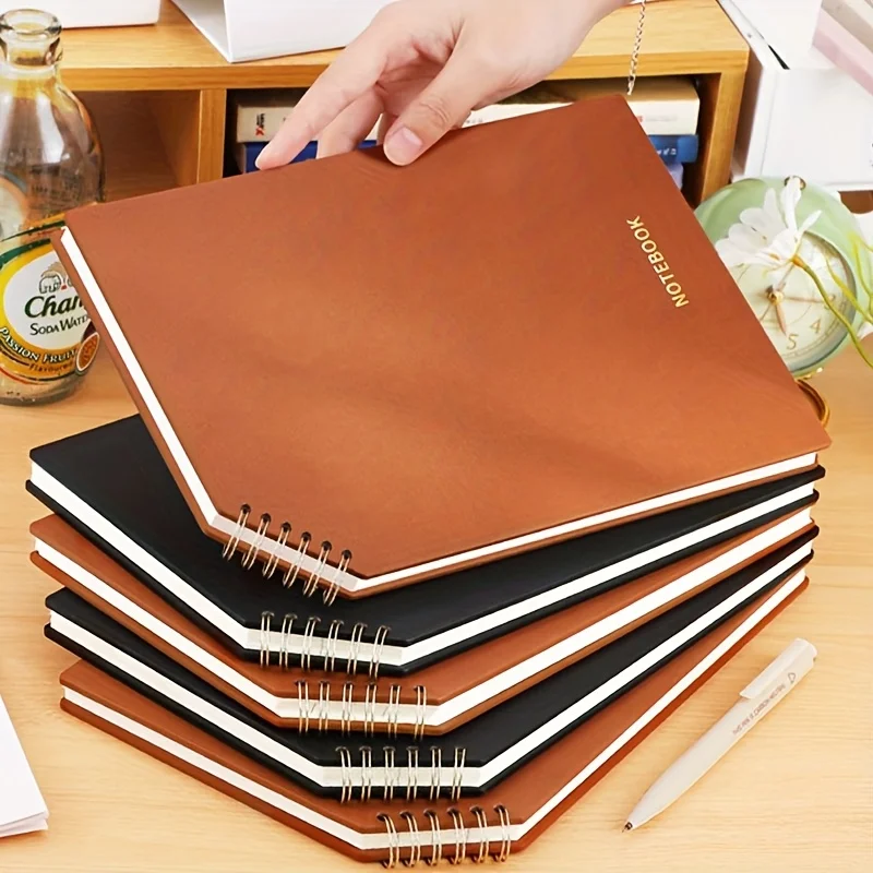 Spiral Notebook - Creative Thick B5 Hardcover Notebook, Suitable for Students and Office - Ideal for Note-Taking and Study Use