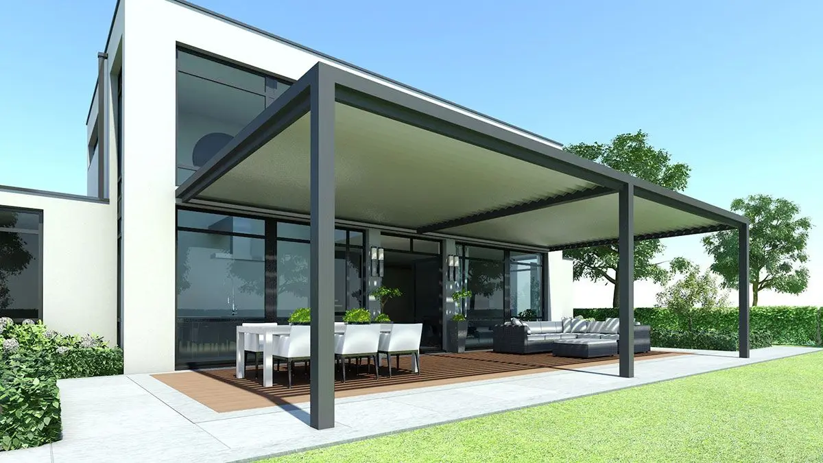 

Беседки с минималистичным дизайном, чрезвычайно твердая конструкция, ручная галактика с жалюзи, классическая уличная защита от солнца, алюминиевая беседка