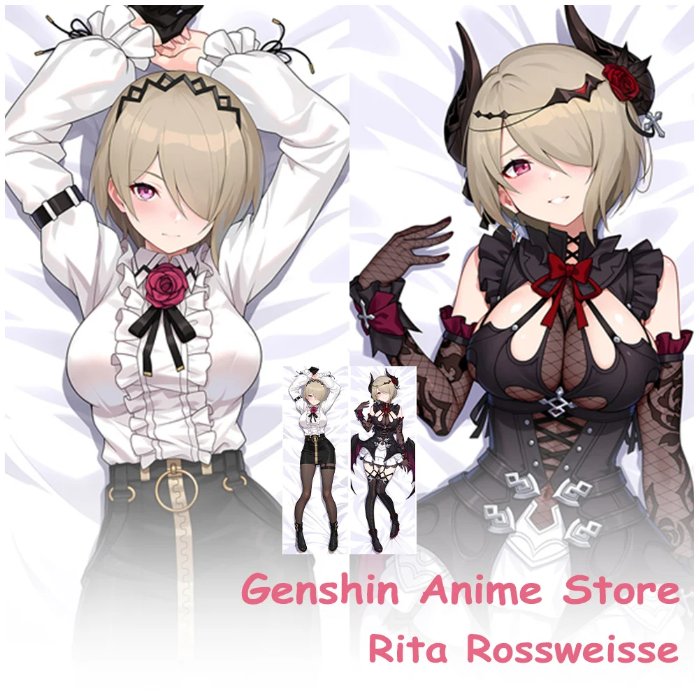 

Dakimakura аниме Honkai Impact 3 Rita Rossweisse наволочка для тела реквизит для косплея персиковая кожа двусторонняя наволочка с принтом отаку