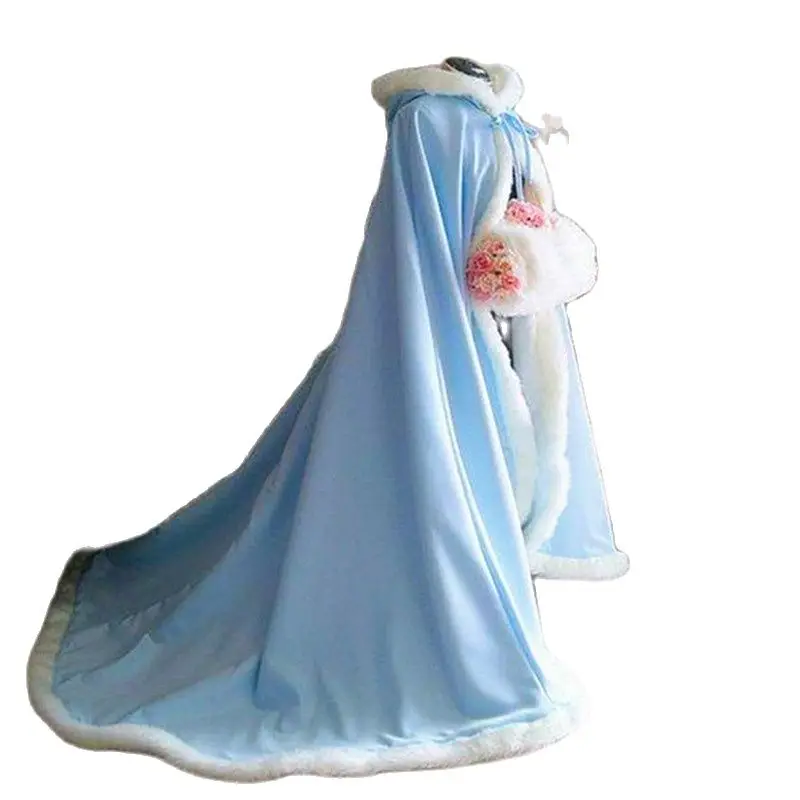 

HOT Soft Satin Bridal Bolero Free Size Elegant Wedding Cloak Length Shawl Simple Elegant Cape