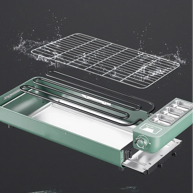 Home Appliances Electric Oven Household Self-service Barbecue Oven Barbecue Mutton Kebabs Korean Small Multi- Function Indoor L