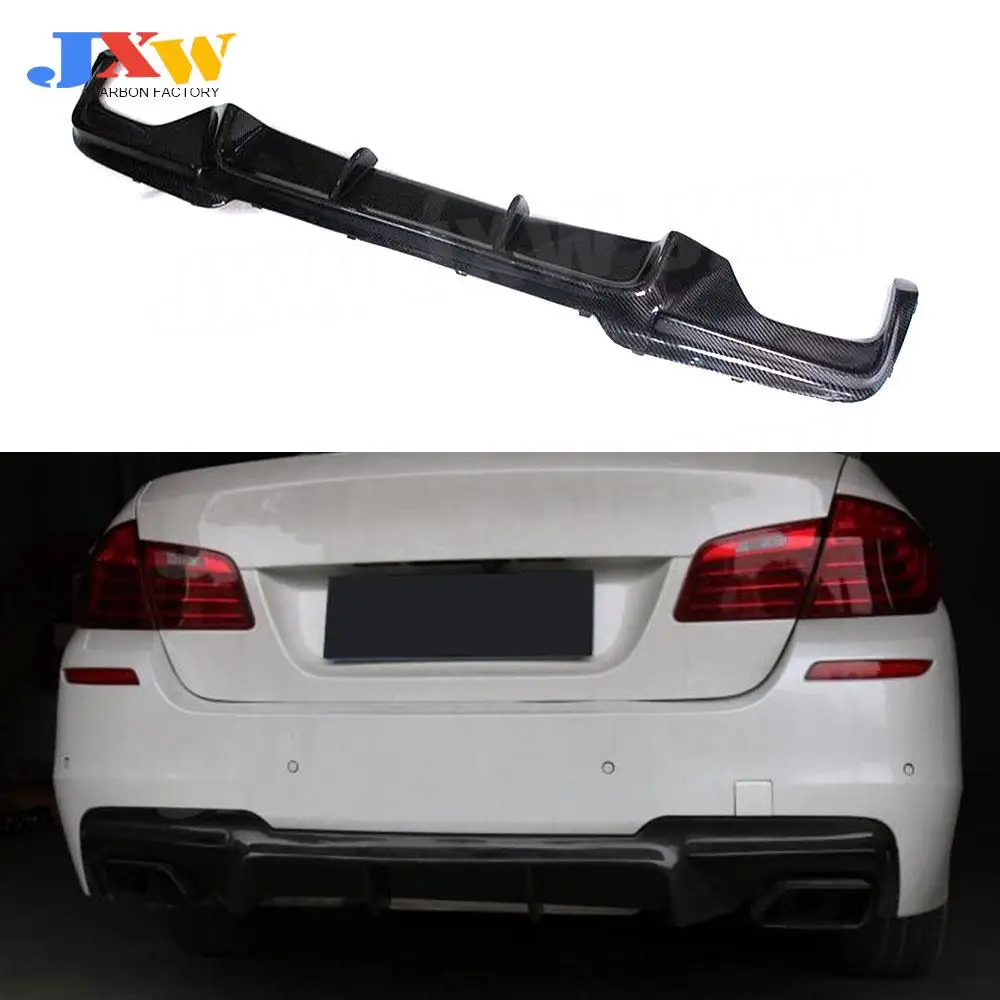 

Carbon Fiber/ FRP Black Rear Bumper Lip Diffuser For BMW 5 Series F10 M5 M Tech Sedan Sport 2012-2016 Car Lip Diffuser Spoiler