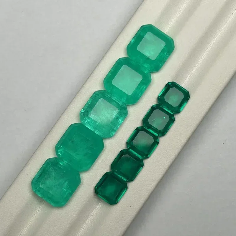 Ruihe Wholesale Price Emerald Cut Fusion Stone Loose Gemstones for DIY Jewelry Making