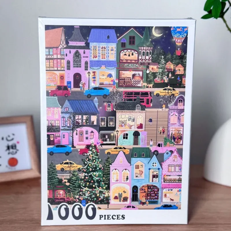 

Лента Рождества, бестселлер, 1000 шт., пазл премиум-класса, бумажный образовательный мультфильм, аниме, сделай сам, игрушка ручной работы для подарков на день рождения ‌