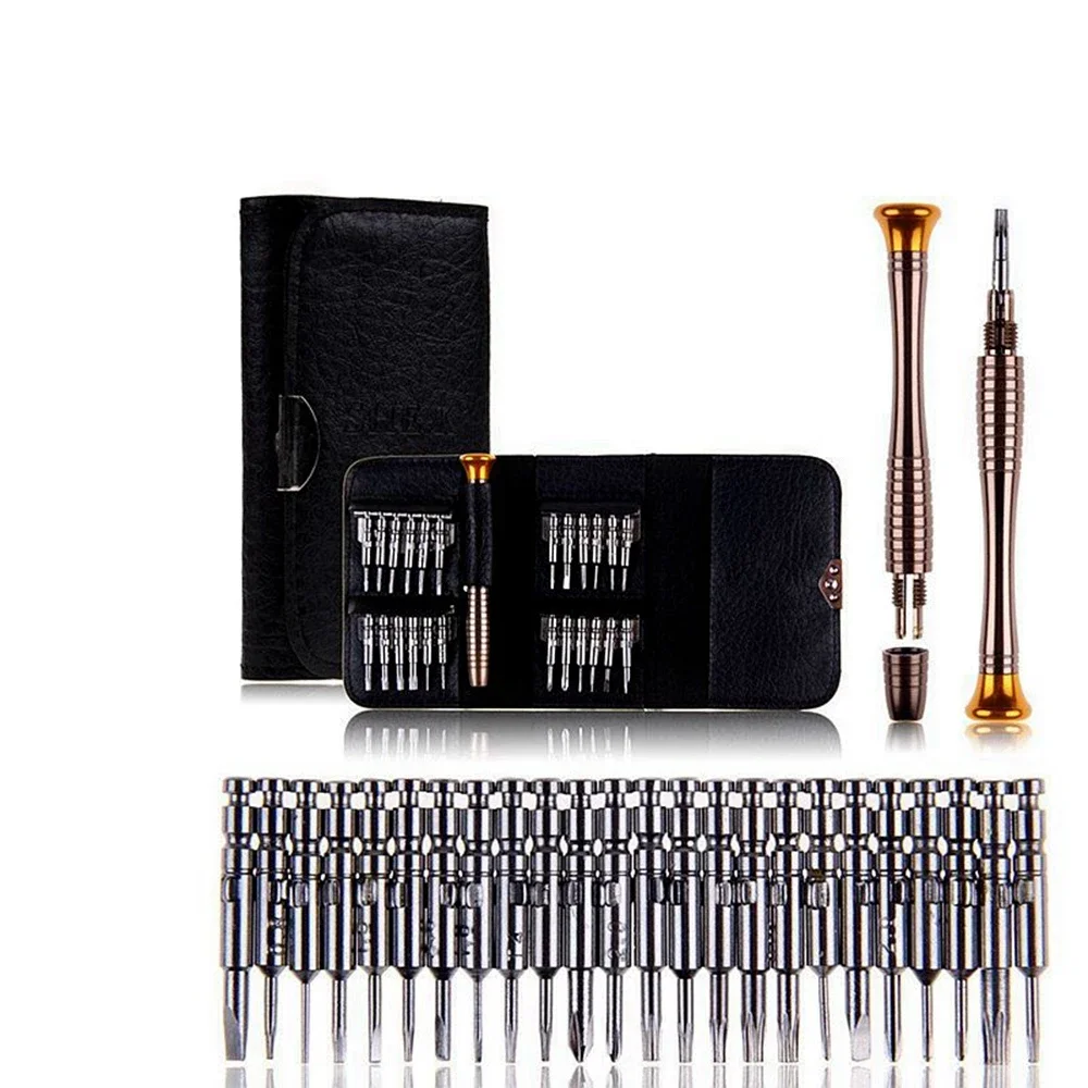 Krachtige Multifuncional Chave De Fenda Set, Abrindo Repair Tool, Precision Carteira, telefones, Tablet, PC, Torx, 25 em 1