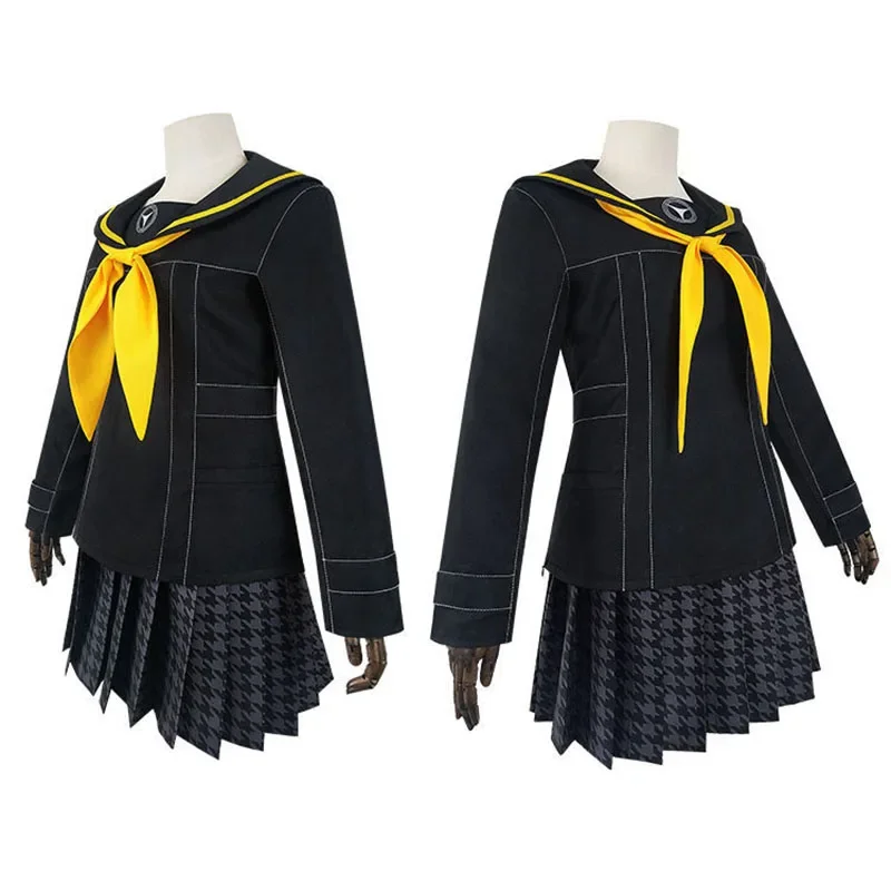 

In stock new game Kujikawa Rise role-playing wig character 4 gold JK uniform female sailor set Halloween carnival Jyoshi Koukous