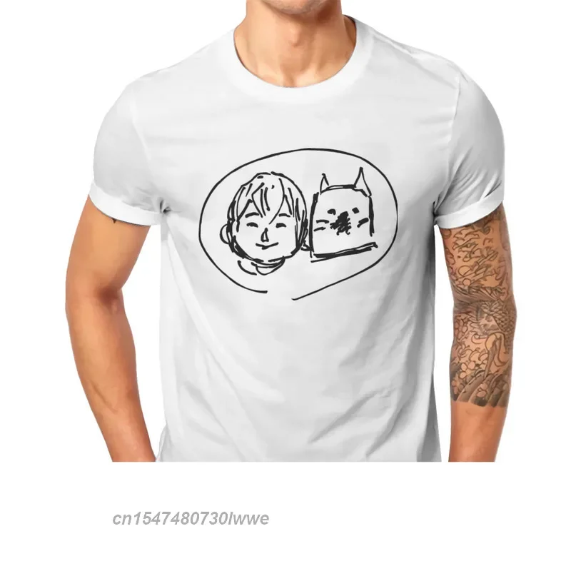 Fushi и волк футболка для мужчин для вечности Fumetsu No Anata аниме Camiseta Style Футболка мягкий принт не выцветает