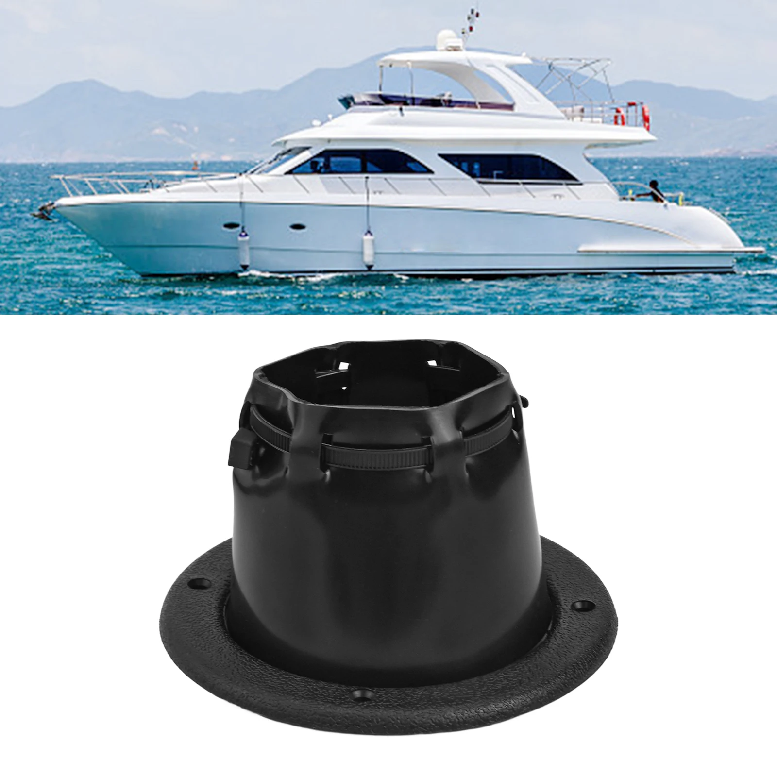 Boat Wire Protection Boat Steering Boot Boat Maintenance White 4.5 Inch Diameter Cable Organization For Marine Use