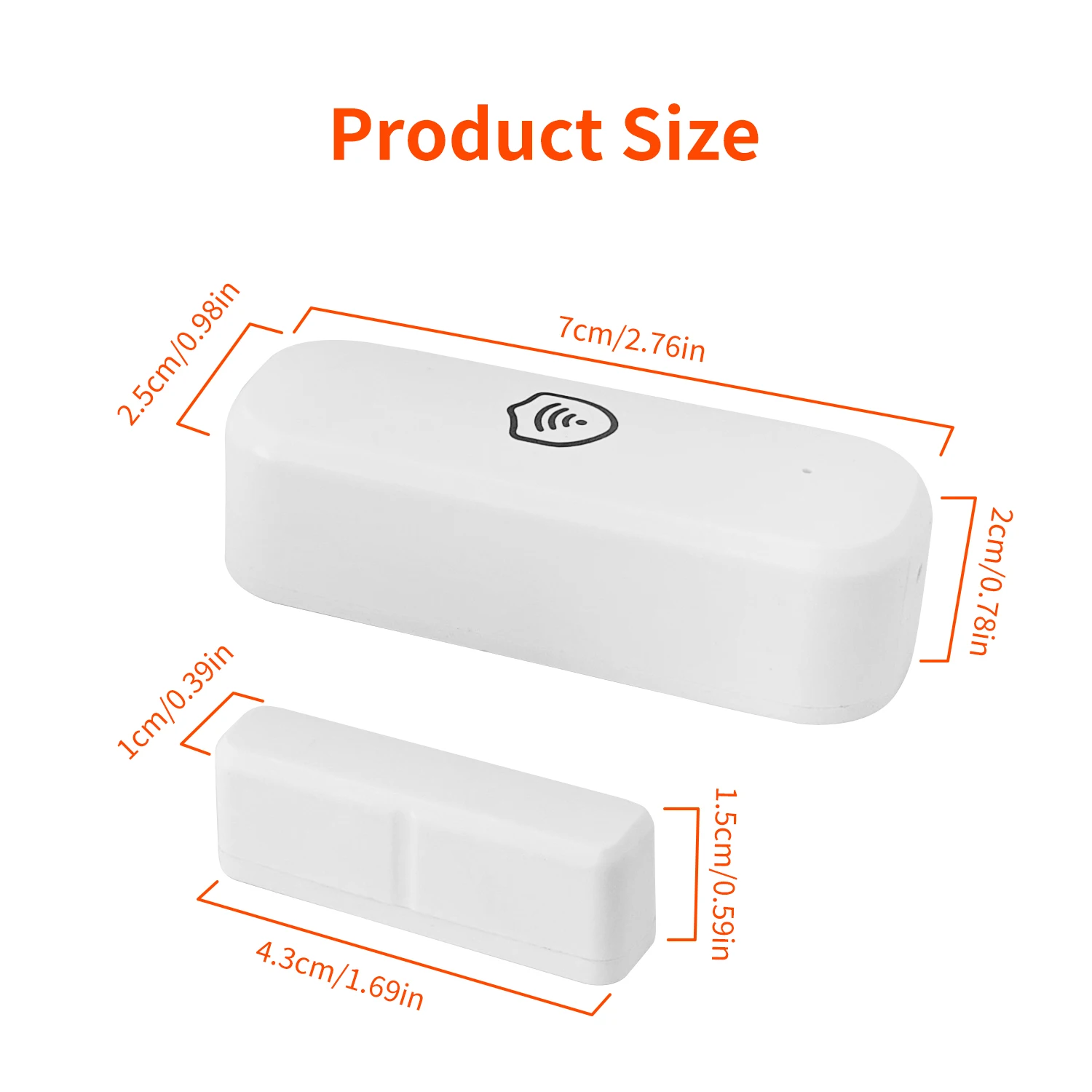 Tuya Zigbee Window Sensor Home Security System WiFi Door Sensor Smart Life APP Remote Monitoring With Alexa And Google Home