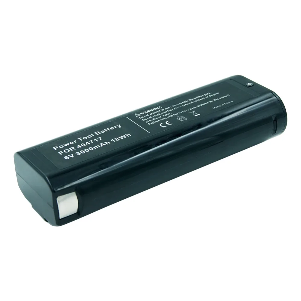 LERRONX High Quality 6V 3000mAh 3.0Ah NI-MH Rechargeable Battery Replacement for Power Tools Paslode 404717 B20544E BCPAS-404717