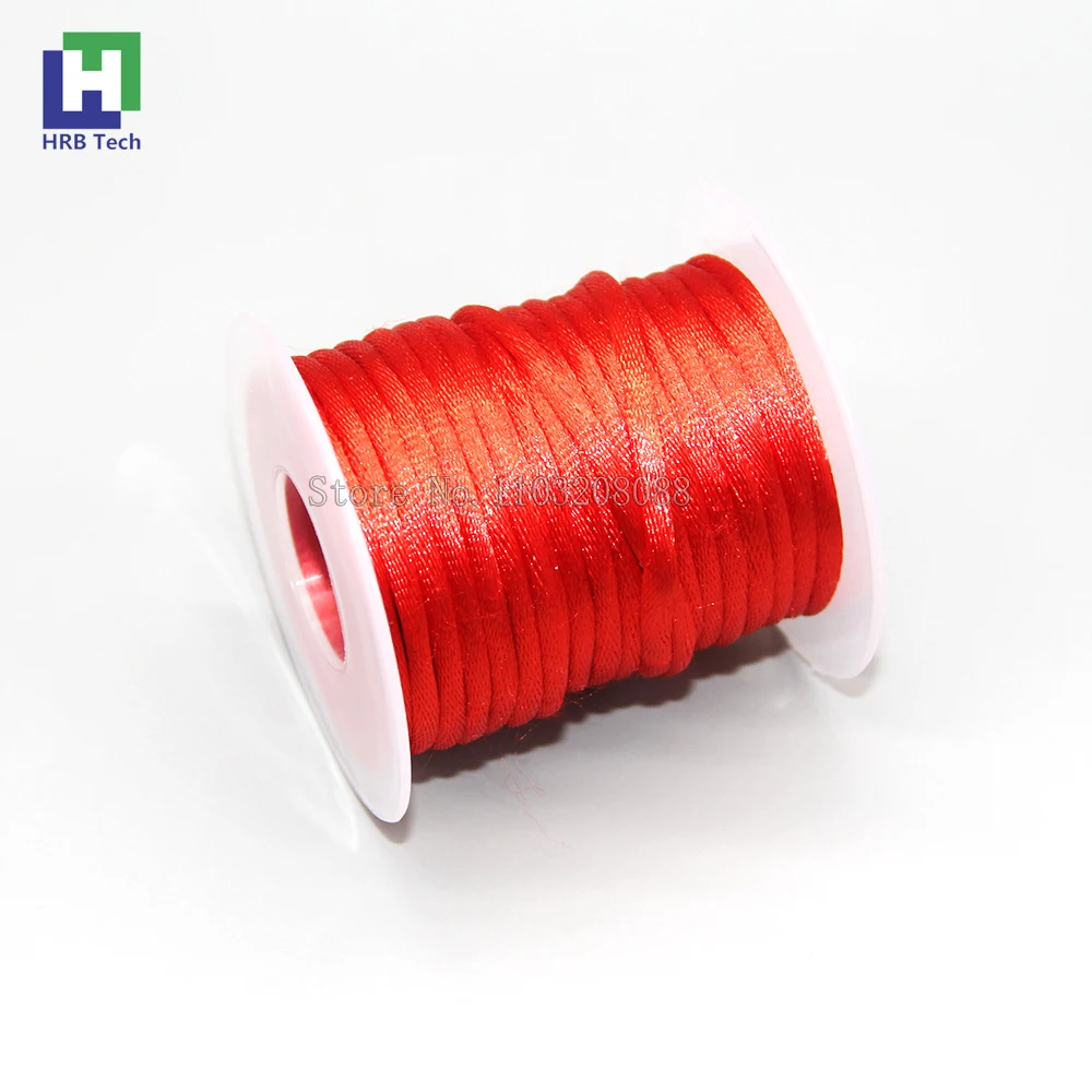 Cuerda roja de 20M para piezas de máquinas de juego de grúa, cuerda de garra de 2,5mm/3.0mm de diámetro