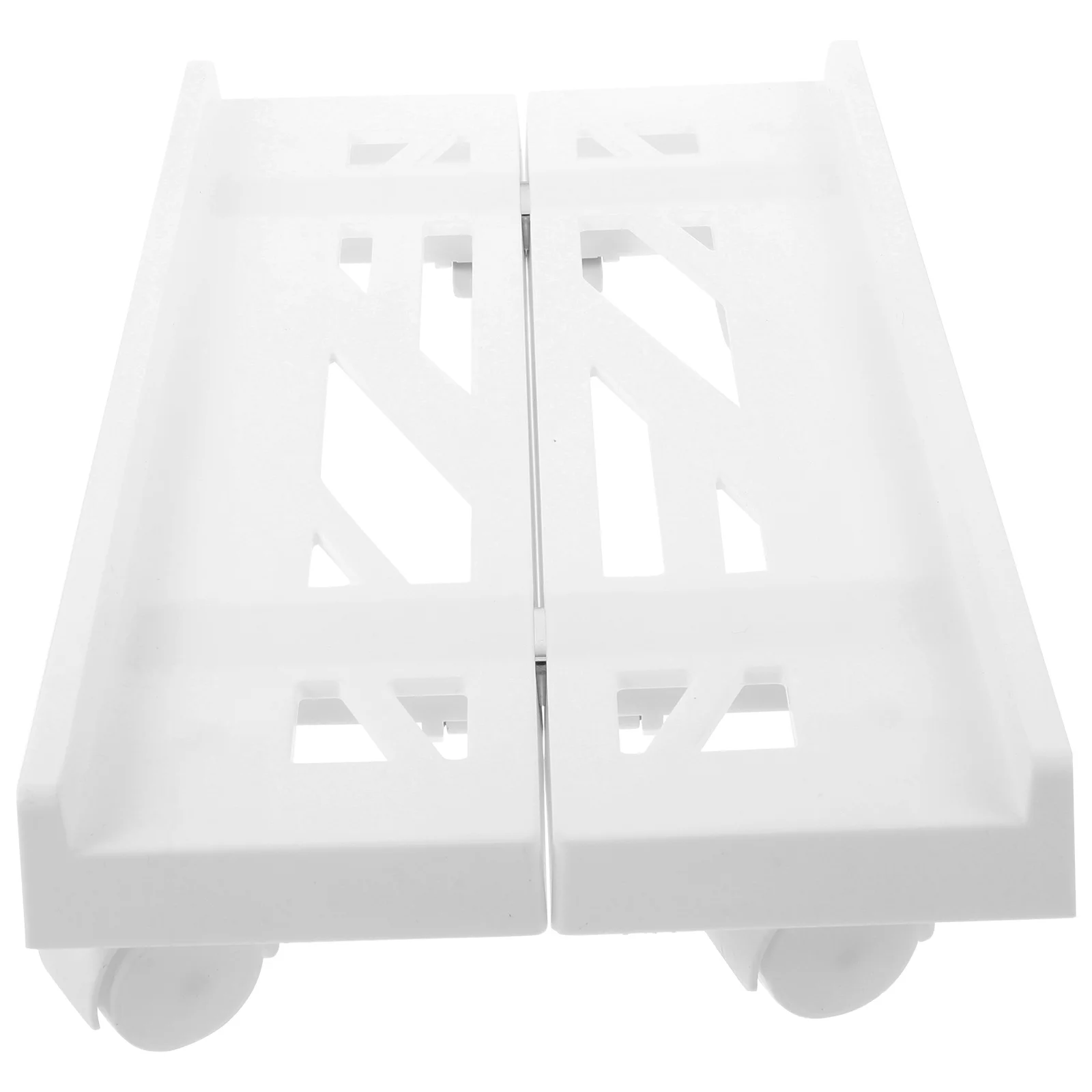 Computer Host Belüfteter Turmständer Kunststoff PC Turmständer unter dem Schreibtisch CPU-Halter Desktop-Computerwagen Rad Mobil