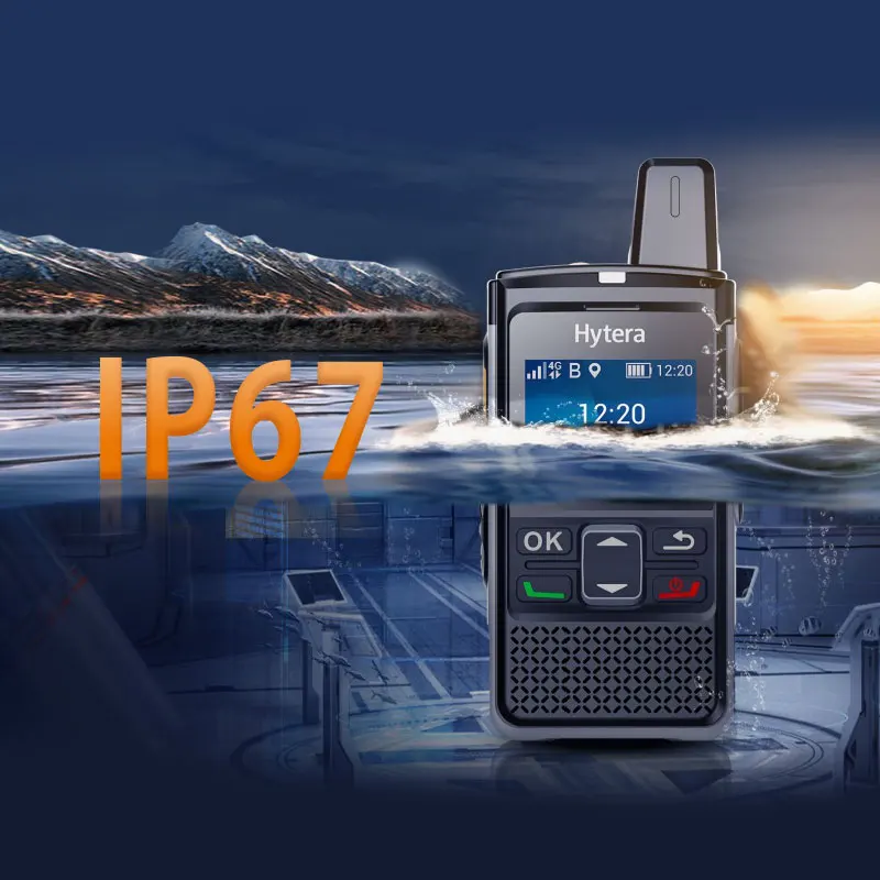 Walkie-Talkie para rede pública, portátil, IP67, GPS, GLONASS, AGPS, BD, 4G LTE, Android Pn360S, rádio de 2 vias, PNC370SE, Zello, POC