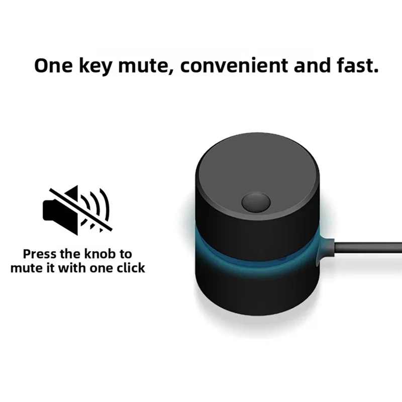 ABSQ-USB Computer Volume Adjustment Knob Multimedia Computer Volume Controller Notebook Desktop Sound Control Switch