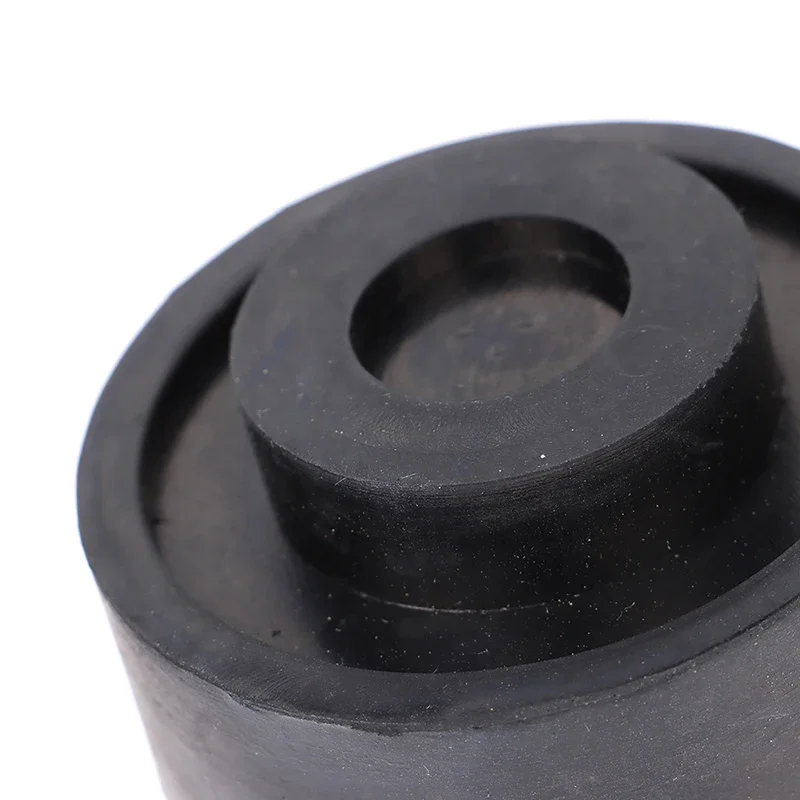 1 قطعة سيارة سوداء رفع جاك حامل منصات مطاطية المطاط الأسود مشقوق الطابق جاك الوسادة