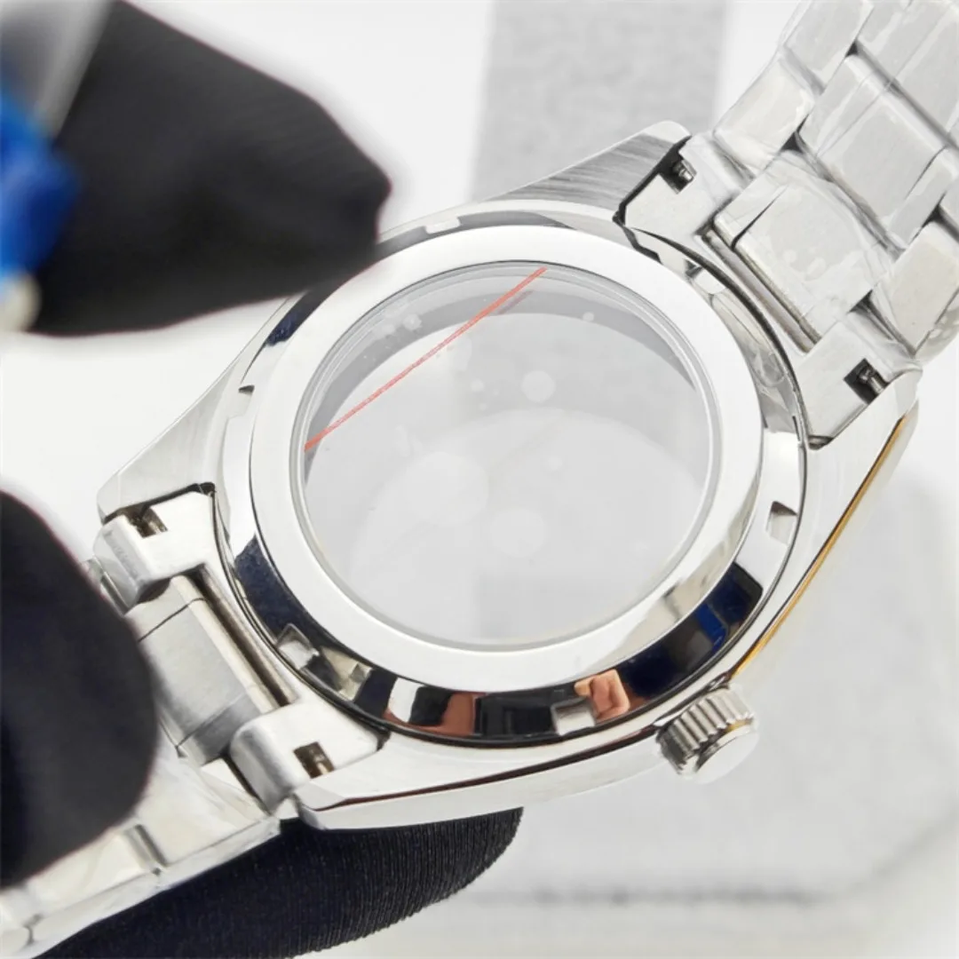 New NH35 GS Watch Case 39.5mm Diving Watch Case Set with Sapphire Crystal with Inner Shadow Ring for NH34/35/38 Movement