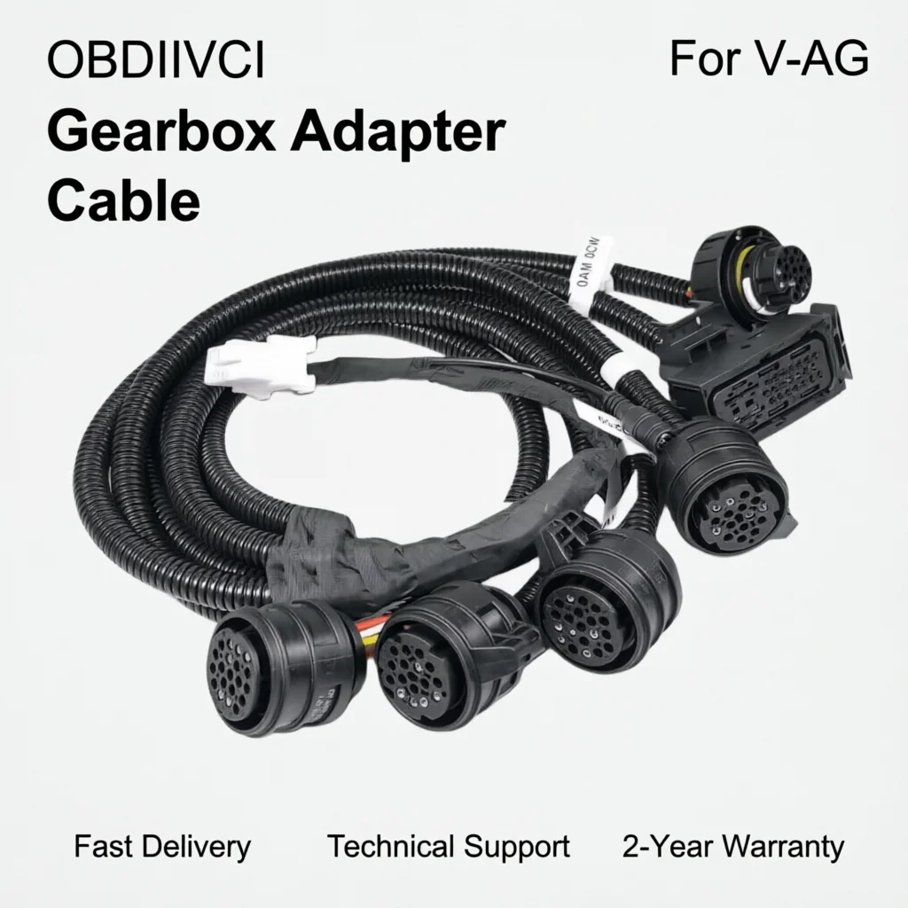 

Новейший адаптер OBDIIVCI для коробок передач VAG (DQ250, DQ200, VL381) для чтения и записи. Кабели-адаптеры для коробок передач VAG.
