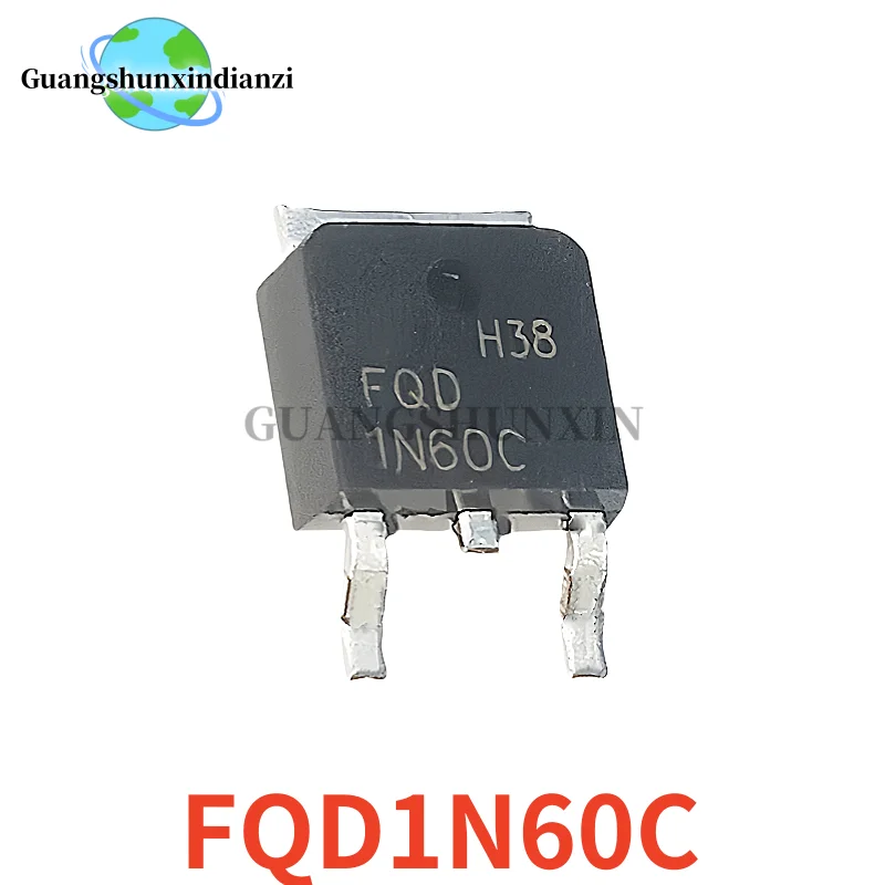 10Pcs FQD20N06 FQD1N60C FQD2N60C FQD4N60C FQD5N60C FQD6N60C FQD7N60C FQD8N60C 20N06 1N60C 2N60C 4N60C 5N60C 6N60C 7N60C IC Chip
