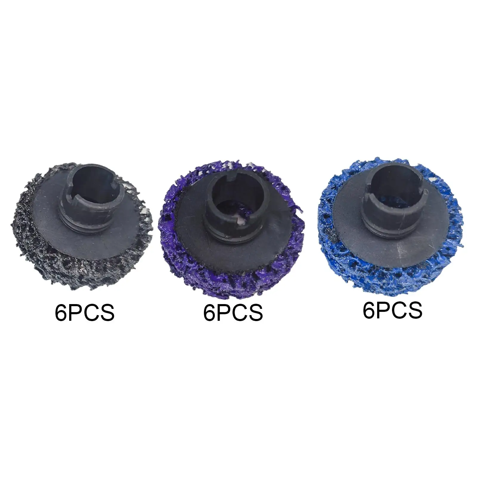 6Pcs Brake Hub Cleaning Discs Wheel Stud Cleaner Sturdy Professional Hub Polisher Buffing Pads for RV Truck