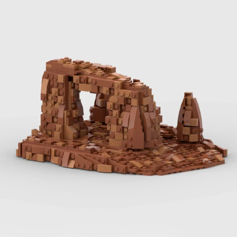 Estrela filmes modelo moc tijolos de construção deserto rock e solo pilha tecnologia modular presentes feriado montar crianças brinquedos terno