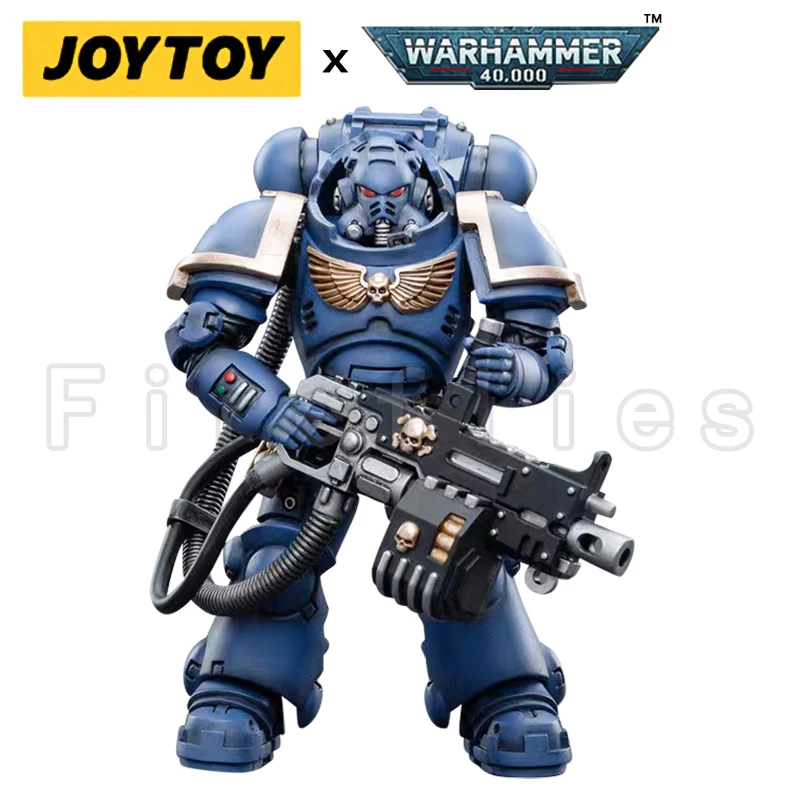 Figura de acción JOYTOY 1/18 (3 unids/set) juguete modelo de Anime de intercesor pesado de 40K