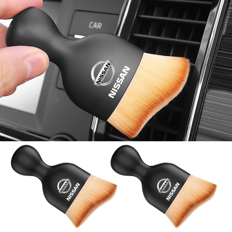 Car Interior Cleaning Tool Air Conditioner Air Outlet Cleaning Artifact Brush For Nissan X J10 J11 Trail Tiida Juke Teana Pulsar