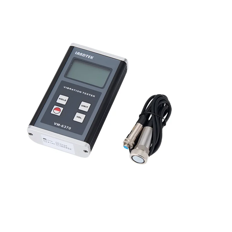 VM-6370 Digital Portable Vibration Meter Hydraulic Power Machine for Battery Testing and 1-Year Warranty