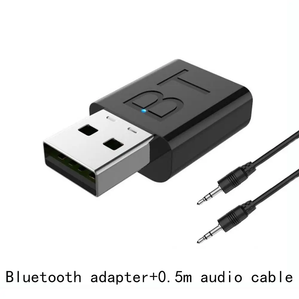 Wireless Bluetooth 5.0 Receiver Adapter 3.5mm Jack Stereo Audio Receiver Adapter For Car Radio Auto Bluetooth Music Receiver AUX